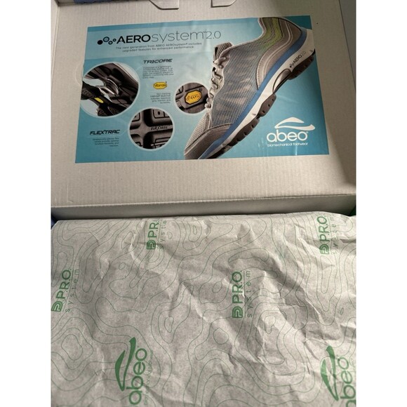 Abeo Pro Diamond Black Vibram Sneakers Lace Up Women’s Size 10 EUC Walking - Picture 10 of 12